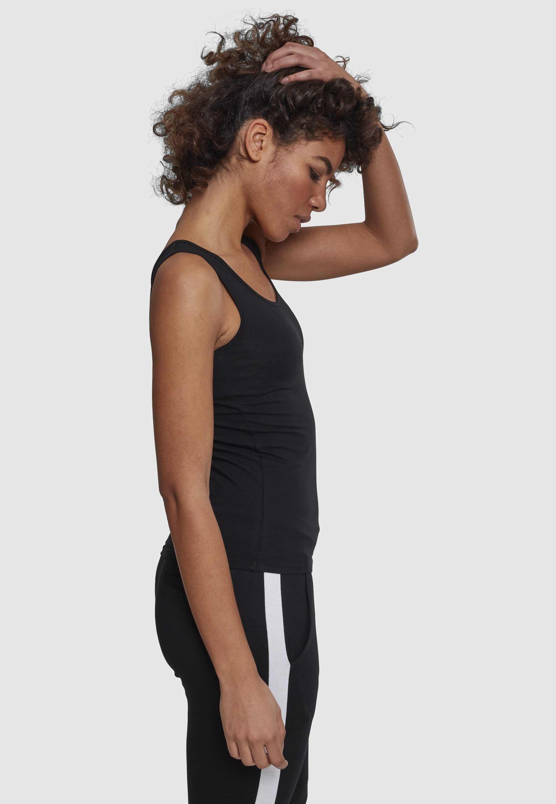 URBAN CLASSICS Muskelshirt Urban Classics Damen Ladies 2-Pack Basic Stretch Top (1-tlg)