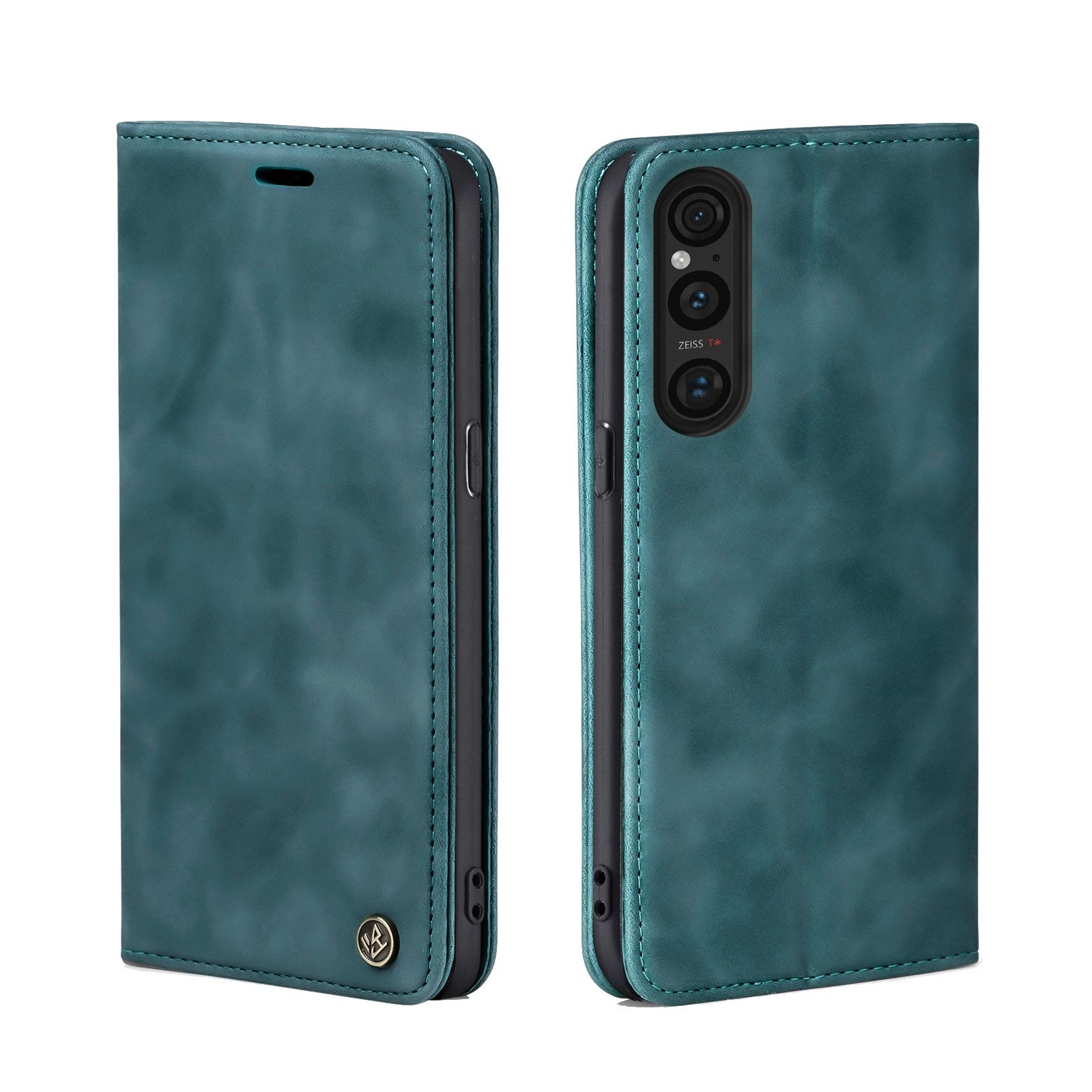 Tec-Expert Handyhülle Tasche Hülle für Sony Xperia 1 V 6.5 Zoll, 6.5 ", Cover Klapphülle Case mit Kartenfach Fliphülle aufstellbar