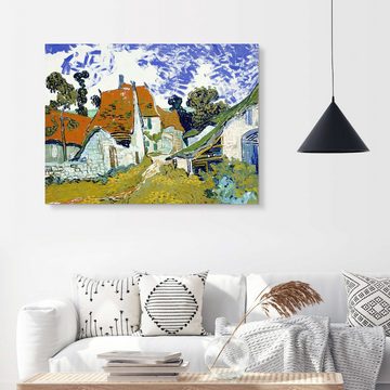Posterlounge Forex-Bild Vincent van Gogh, Straße in Auvers sur Oise, Wohnzimmer Rustikal Malerei