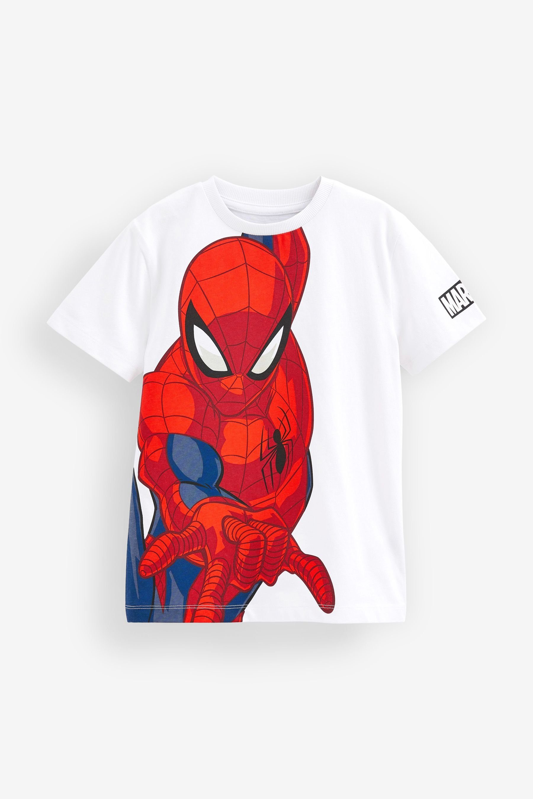 Next T-Shirt Avengers Superhero License T-Shirt (1-tlg) Spider-Man White