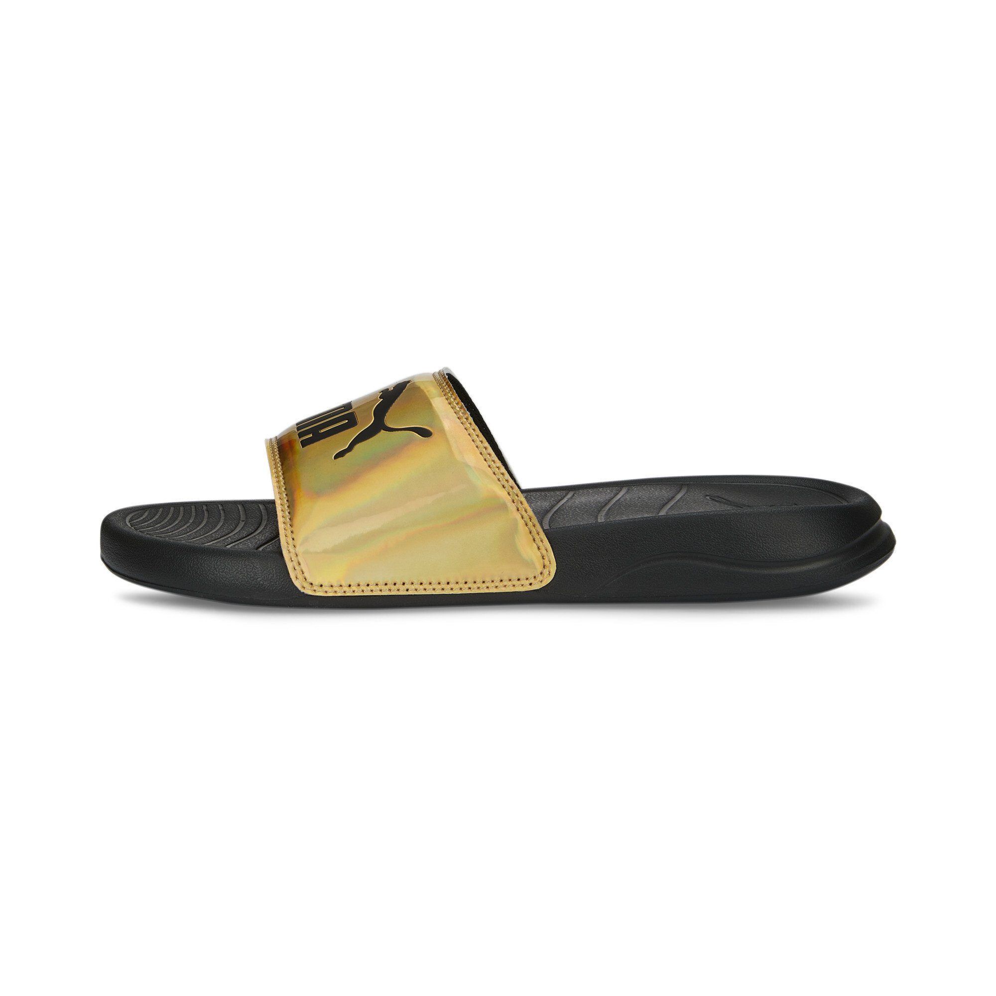 Iridescent Metallic Popcat 20 PUMA Damen Black Sandale Iridescent Slides