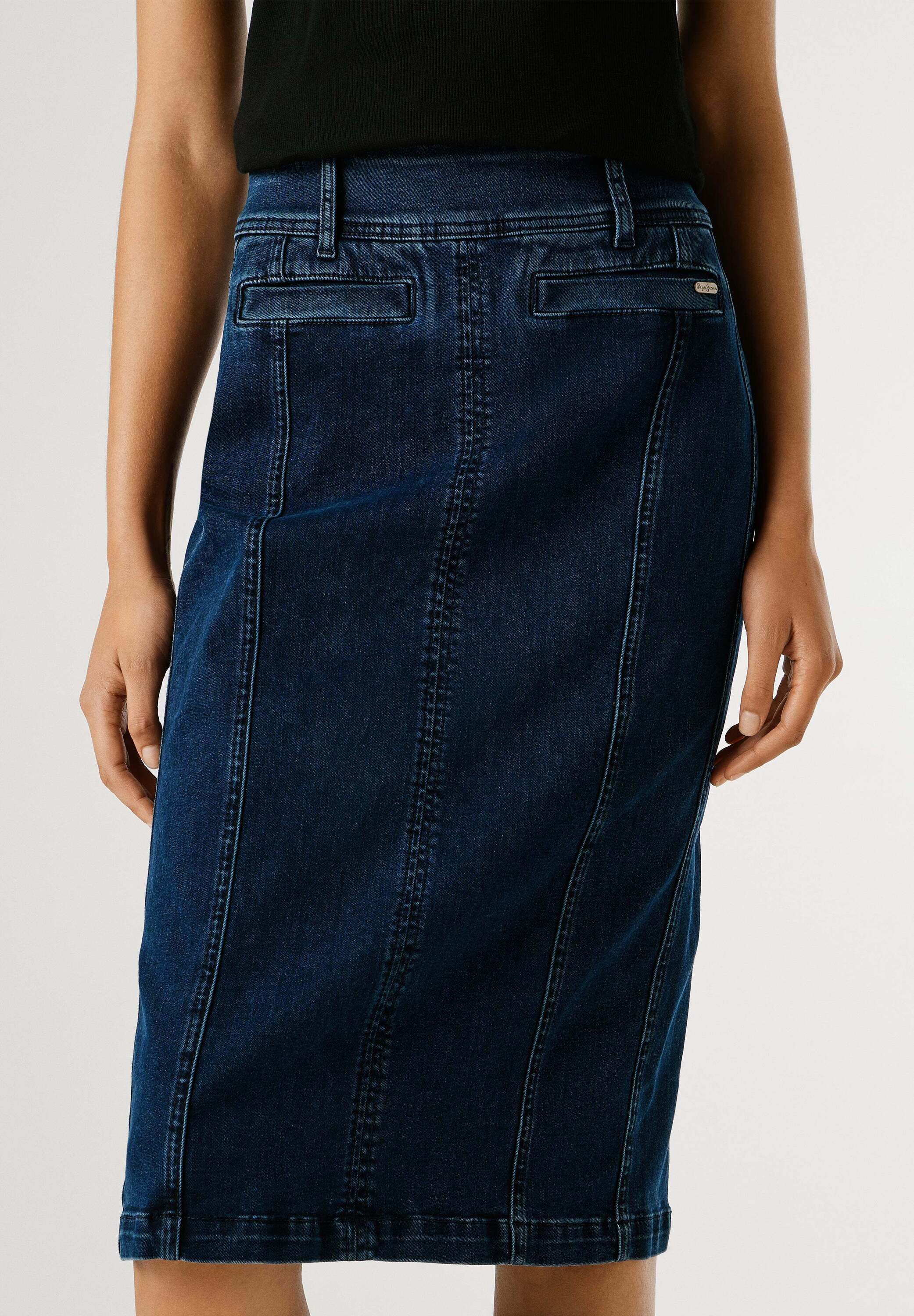 Pepe Jeans A-Linien-Rock skirt MIDI SKIRT HW