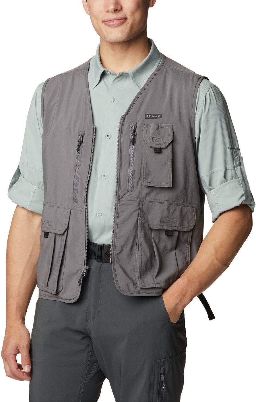 Columbia Outdoorhemd Silver Ridge Utility Vest CITY GREY