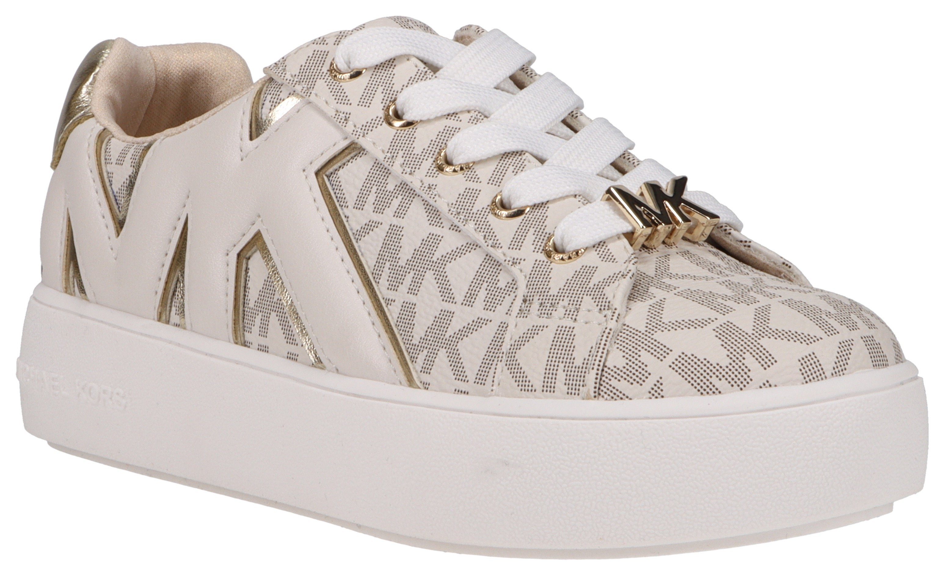 MICHAEL KORS KIDS Sneaker JORDANA AIRIN Plateausneaker im Metalli-Look, Freizeitschuh, Halbschuh, Schnürschuh