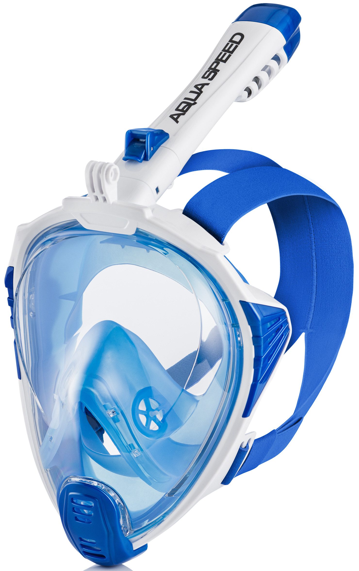 Aqua Speed Schnorchel Full Face Schnorchelmaske: 180° Panorama-Sicht & Ultra-Dry-Technologie (Schnorchelmaske inkl. Tragebeutel & Action-Cam-Halterung), UV-Schutz-Beschichtung