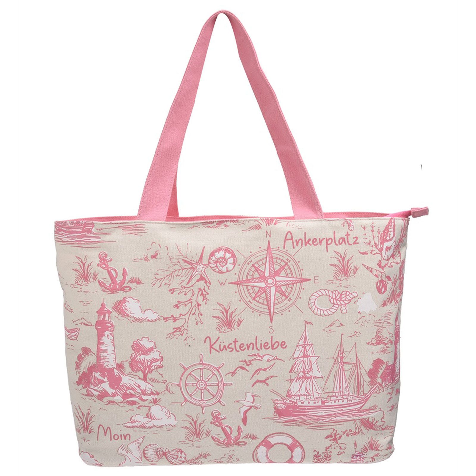 Robin Ruth Umhängetasche Holly, Tasche Holly Küsten-Design-Print Maritim - Umhängetasche Strandtasche