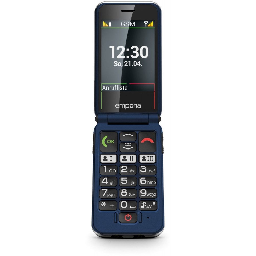 Emporia Emporia Joy Klapphandy für Senioren. Seniorenhandy (2.8 Zoll, Exzellente Hörgeräte-Kompatibilität)