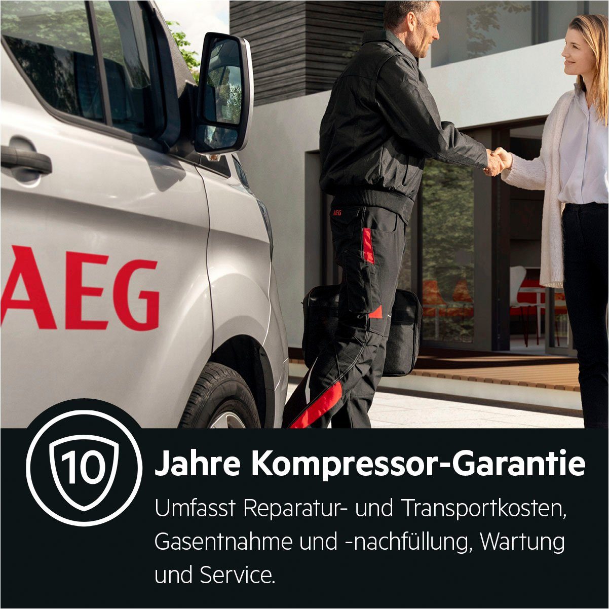 AEG Kühl-/Gefrierkombination RCB736E4MK, 201 cm breit 59,5 hoch, cm