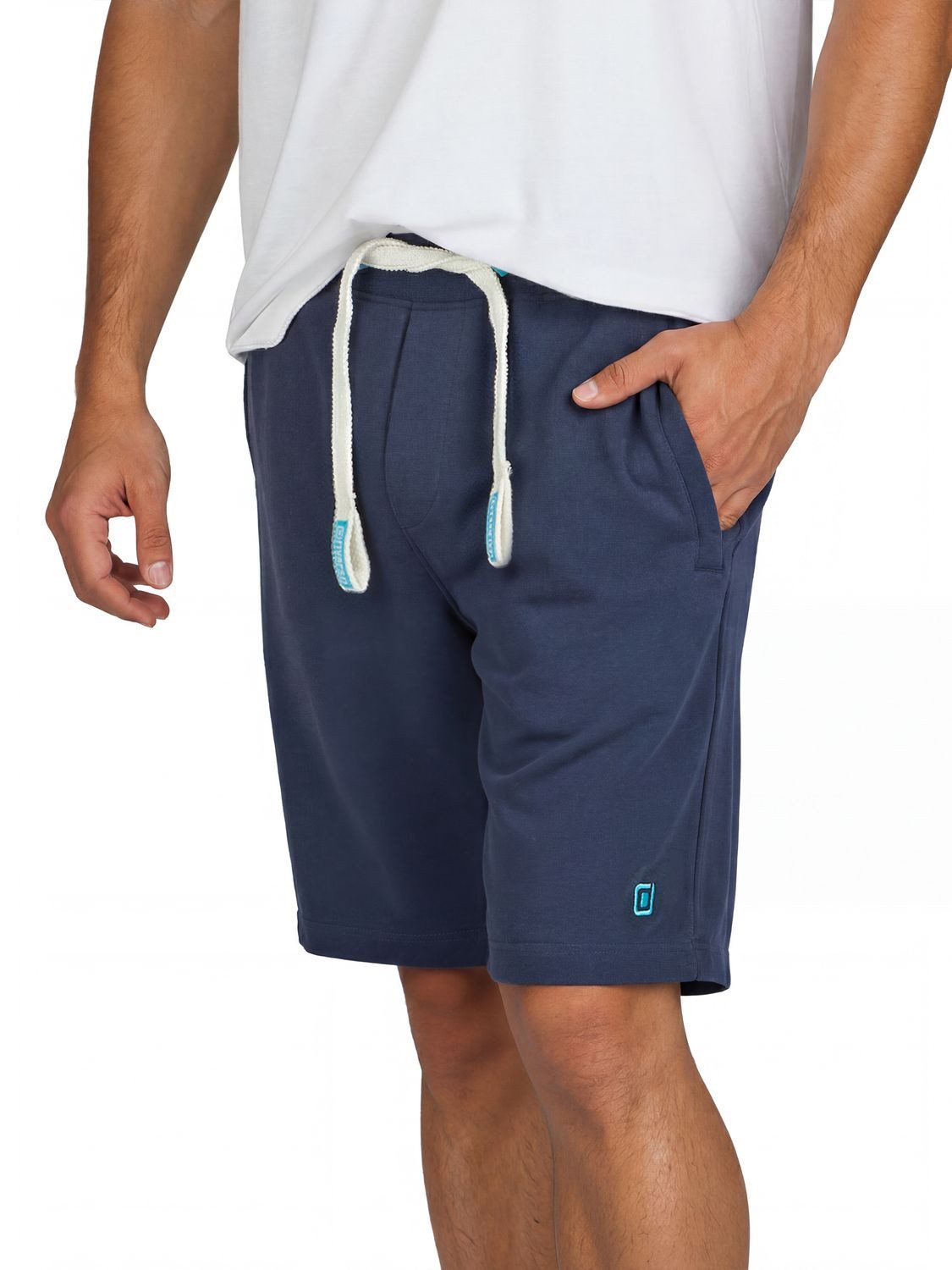 riverso Sweatshorts Herren Sportshorts RIVBrian 2er Pack Regular Fit (Vorteilspack) Bermudashort mit Kordelzug – Bild 2 von 5