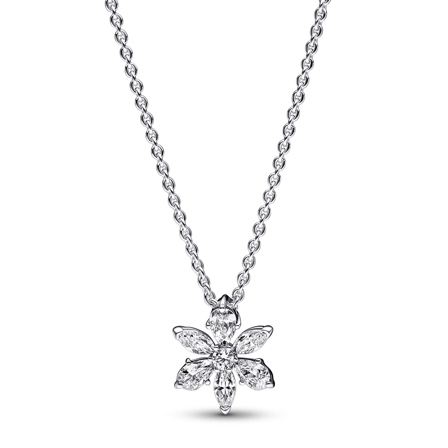 Kette mit Anhänger Silber 925 Funkelndes Herbarium