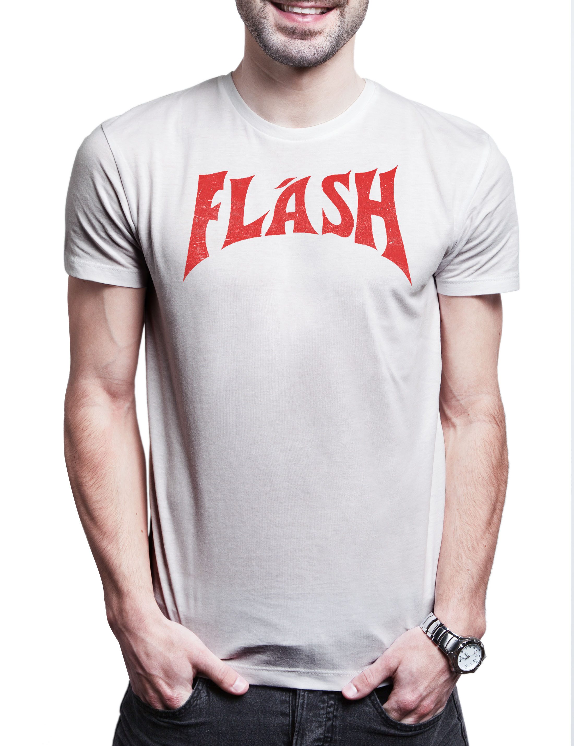 Urban Backwoods Print-Shirt Flash Herren T-Shirt Freddie Music Sänger Band Mercury Nerd Geek Queen (1-tlg) We Will Gaming Rock