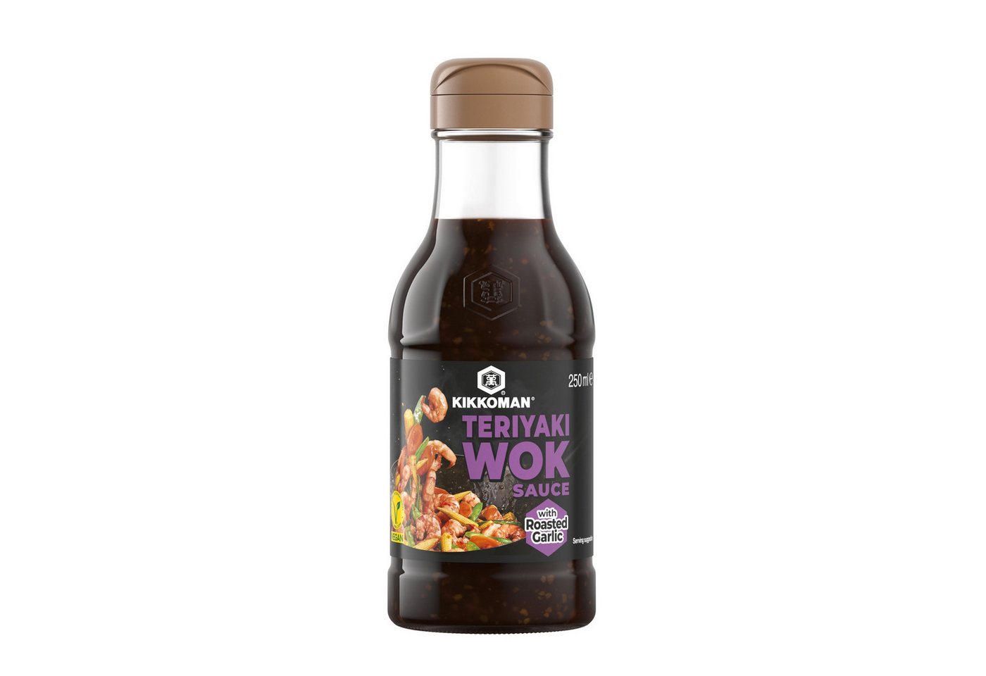 Develey Saucen, Kikkoman Teriyaki Wok Sauce mit geröstetem Knoblauch würzig 250ml