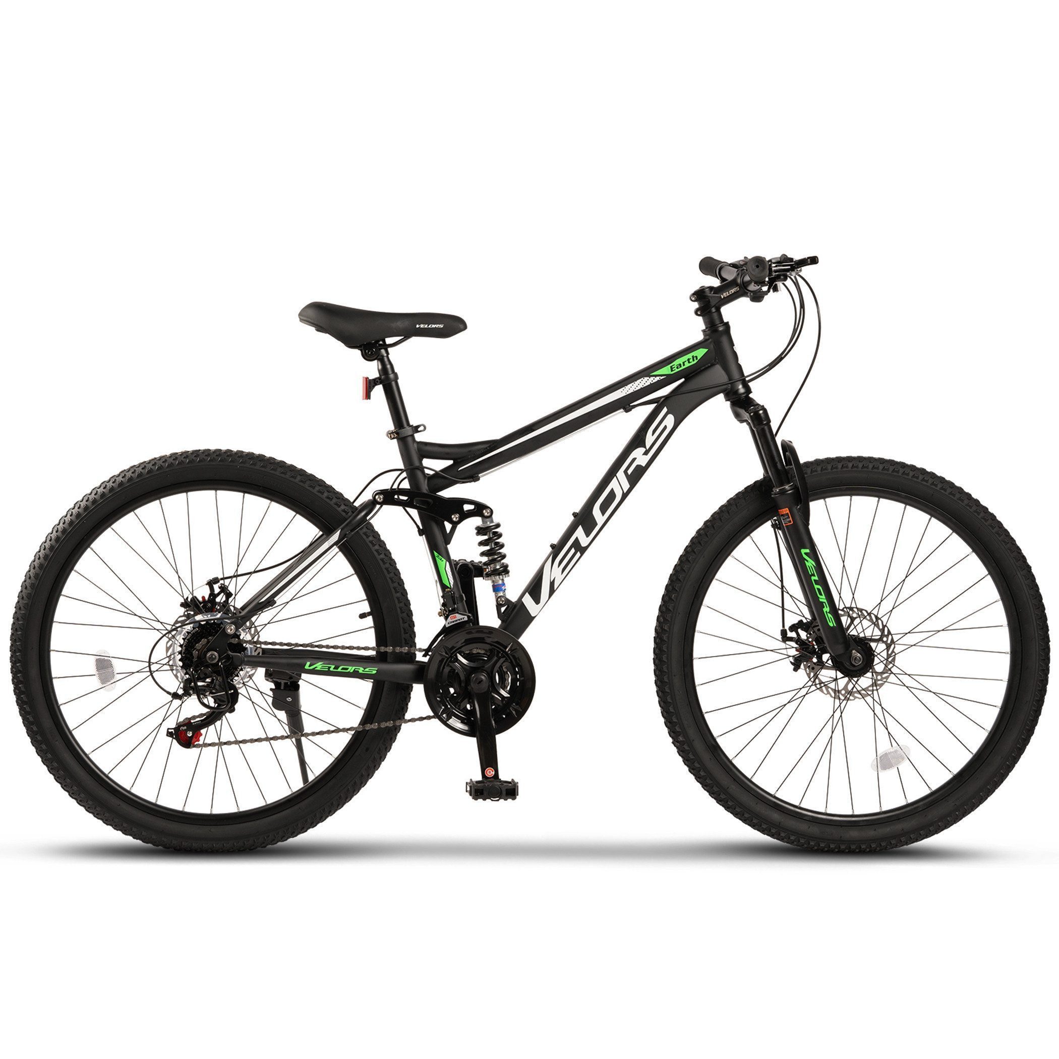 CARPAT SPORT Mountainbike 24 26 27.5 29 Zoll Fahrrad für Herren Damen Jungen, 21 Gang Shimano, mechanische Scheibenbremse, MTB Fahrrad Bike