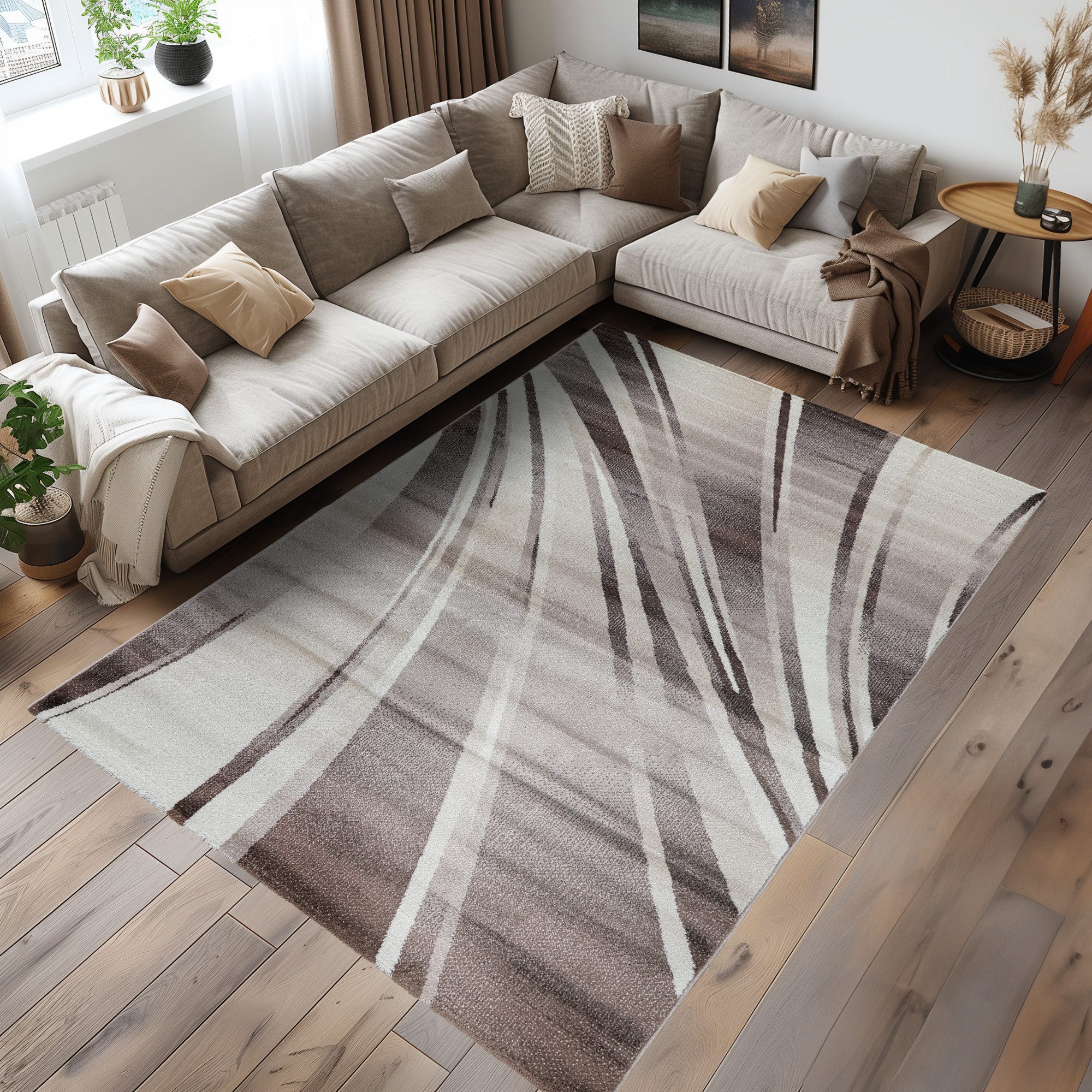 Carpettex Designteppich Abstrakt Wellen Design, Läufer, günstig online kaufen