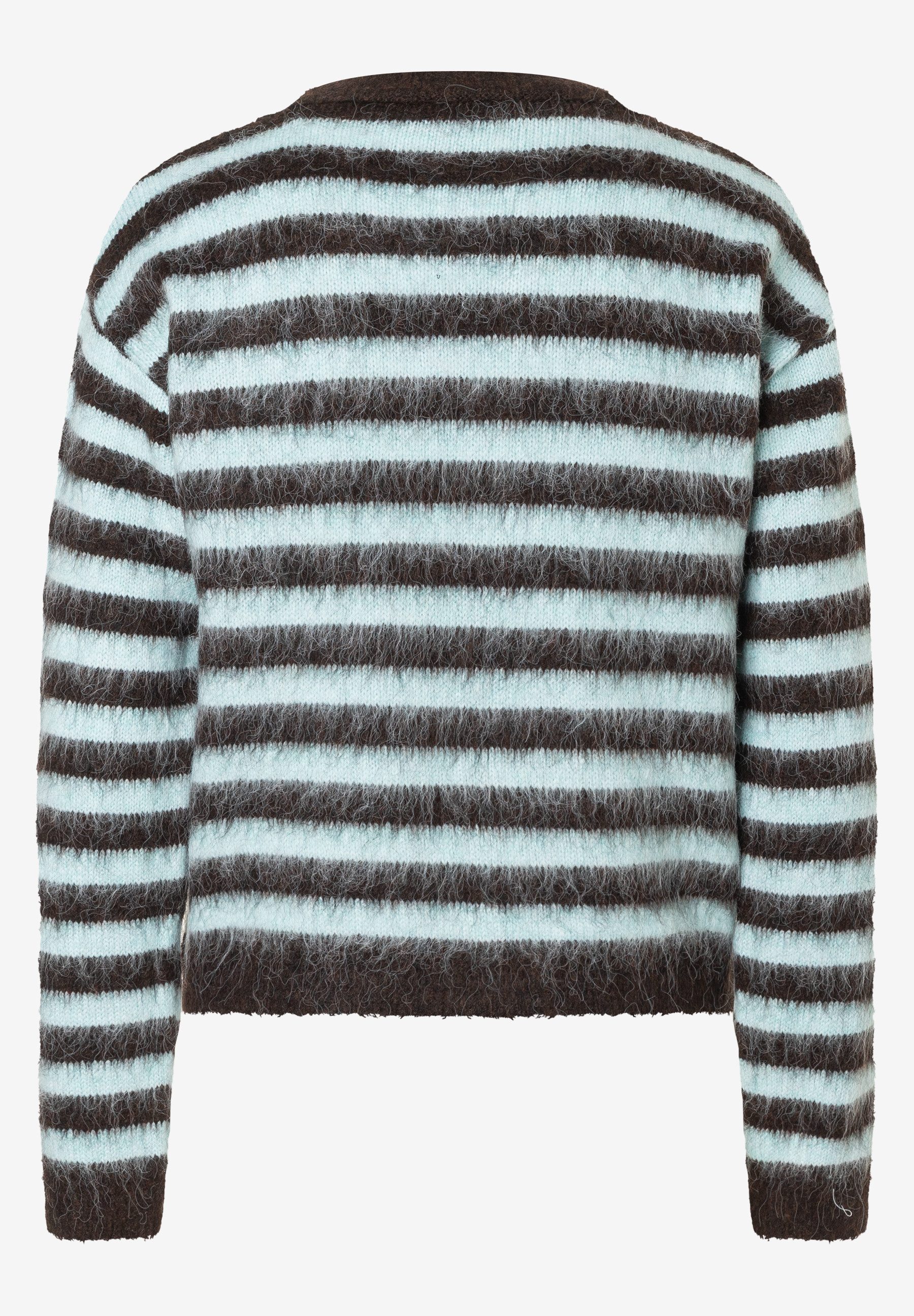 MORE&MORE Strickjacke Streifen-Cardigan