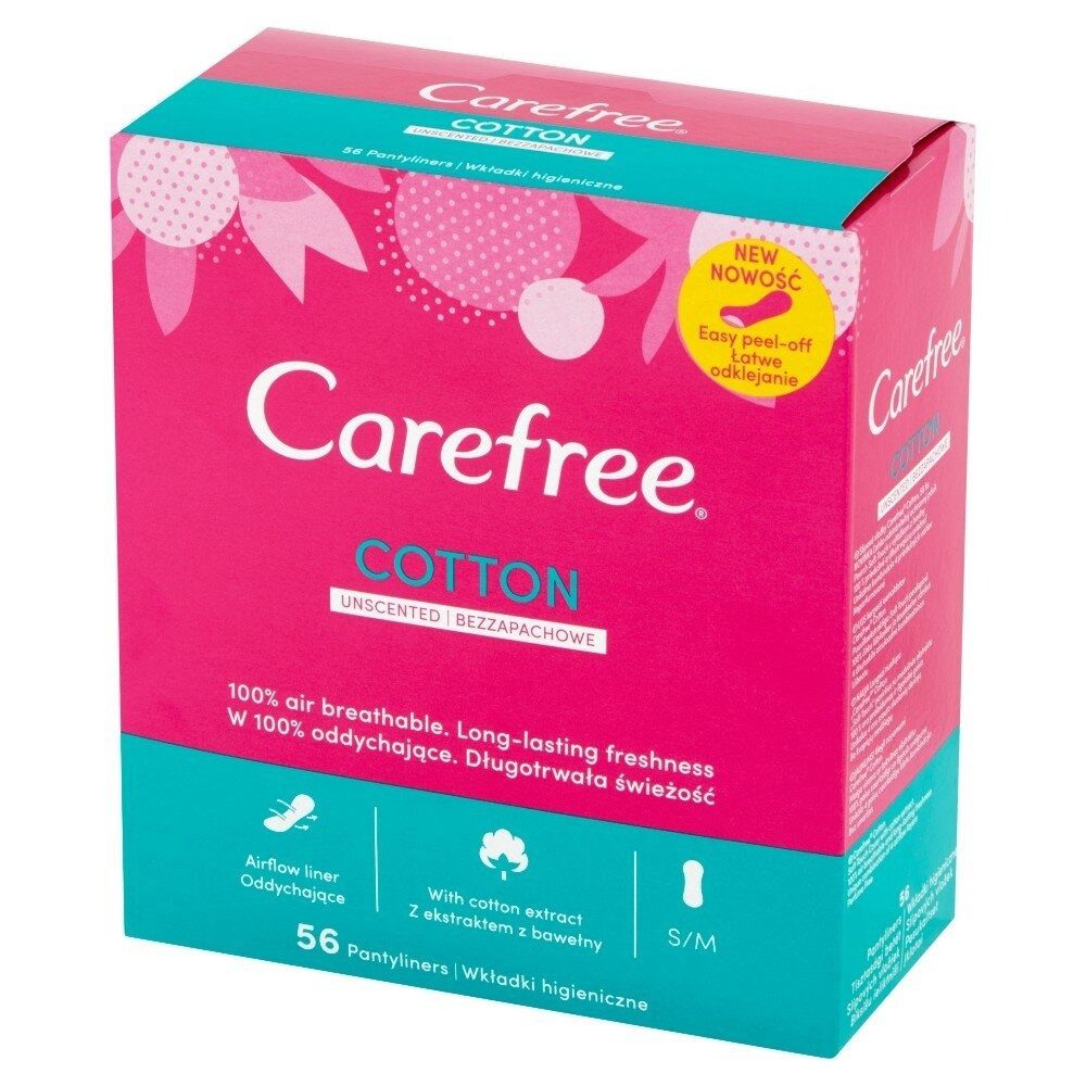 CAREFREE Slip-Einlage Carefree Slipeinlagen Cotton Feel Normal ohne Duft