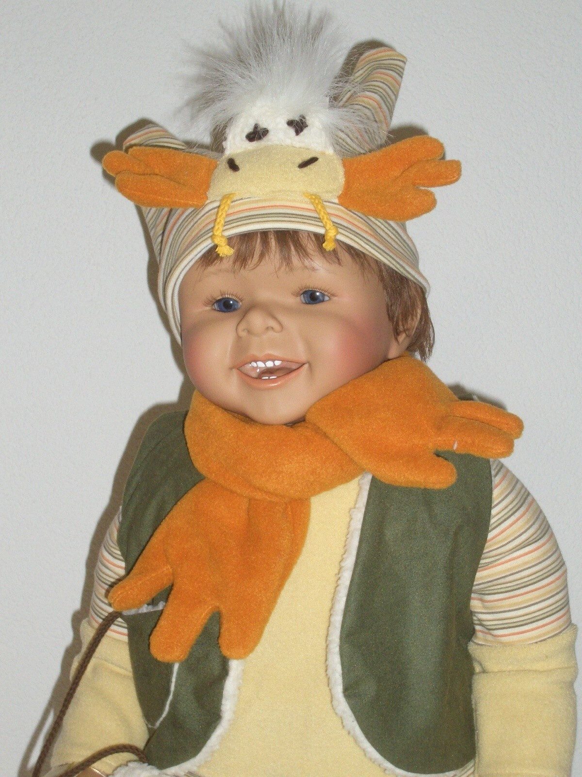 CMTPUPPENGALERIE Stehpuppe Louis von Evenlyn Leman / Schildkröt, 72 cm (1-tlg)