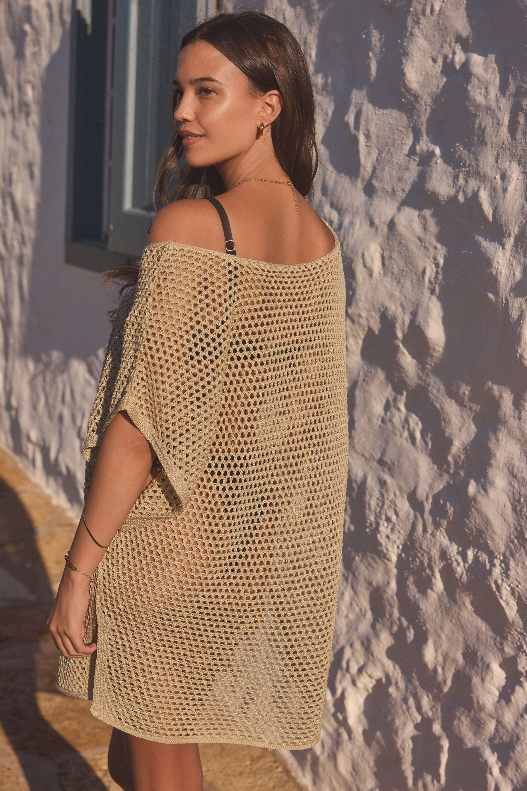 Next Strandshirt Gestrickter Cover-up (1-tlg) günstig online kaufen