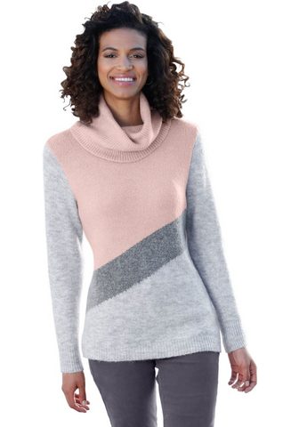 CASUAL LOOKS Пуловер в effektvoller Colour-Blocking...
