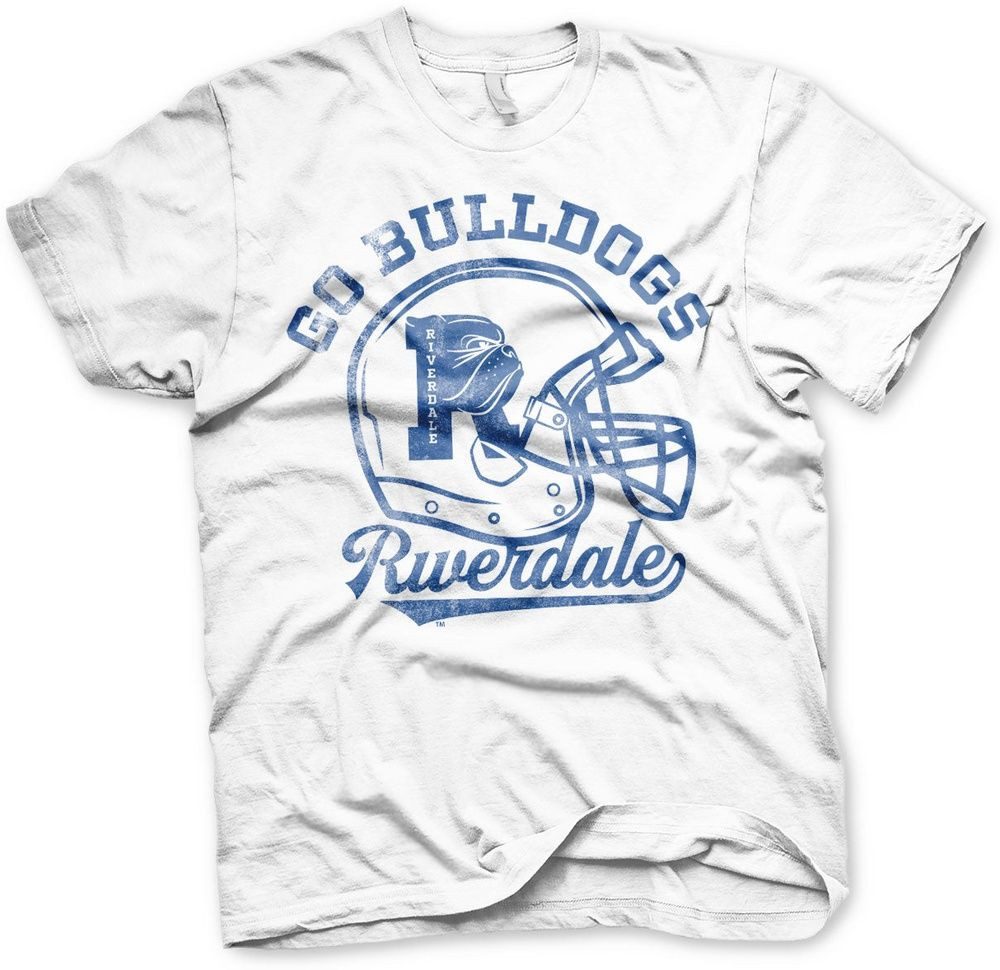 Riverdale T-Shirt Go Bulldogs Vintage Big Tall T-Shirt