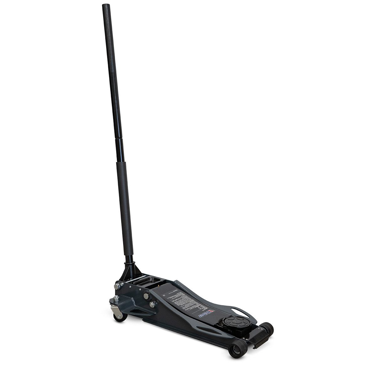 Weber GmbH Rangierwagenheber hydraulisch 3000 kg Tragkraft Höhe min. 8,5cm extra flach, max. Hubhöhe: 52 cm, stufenlos regulierbare Absenkung, mit Schraubenablagefach, für SUV