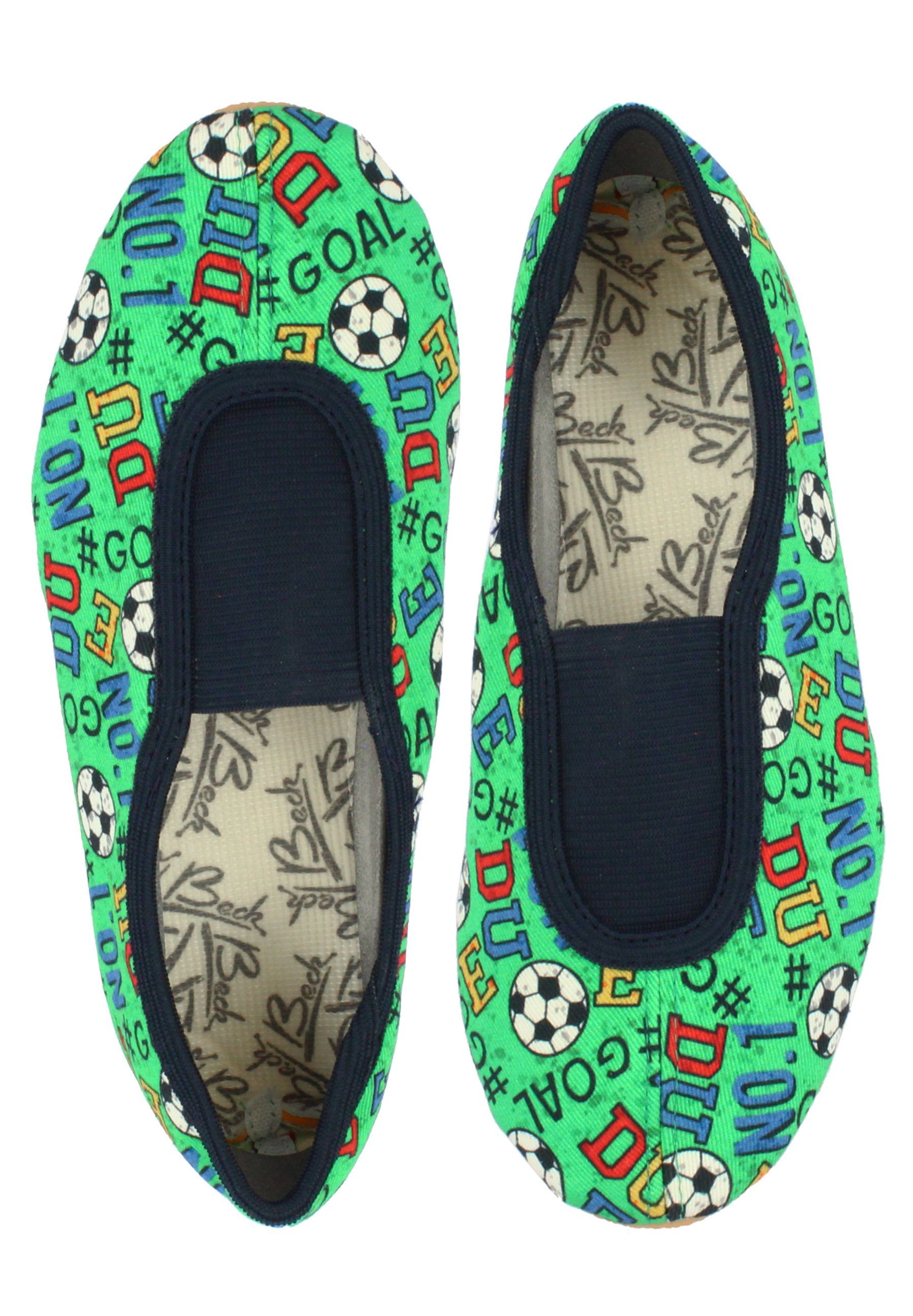 Schläppchen Goal mit Ristgummi Gymnastikschuh
