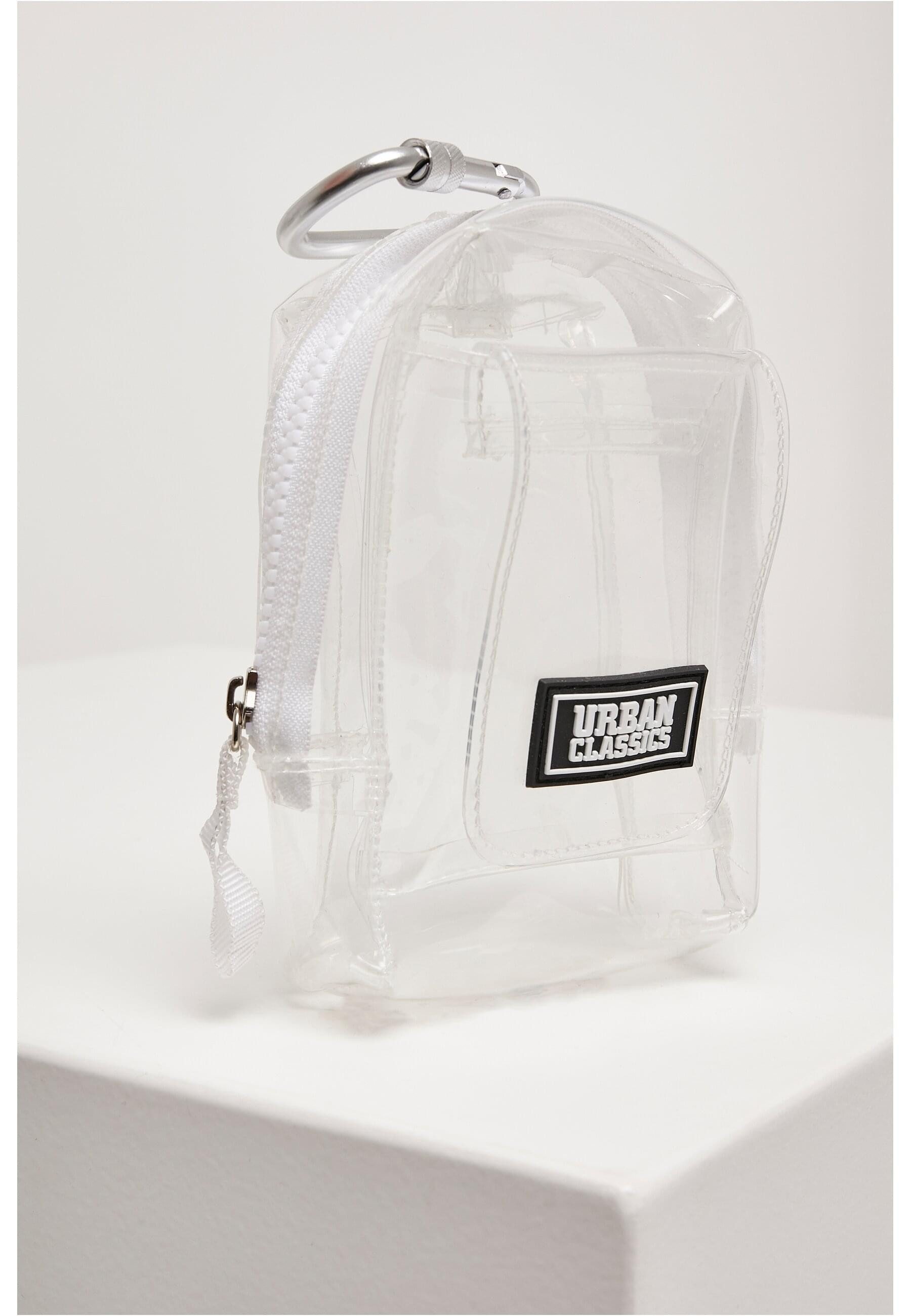 URBAN CLASSICS Schultertasche Urban Classics Unisex Transparent Mini Bag with Hook (1-tlg)
