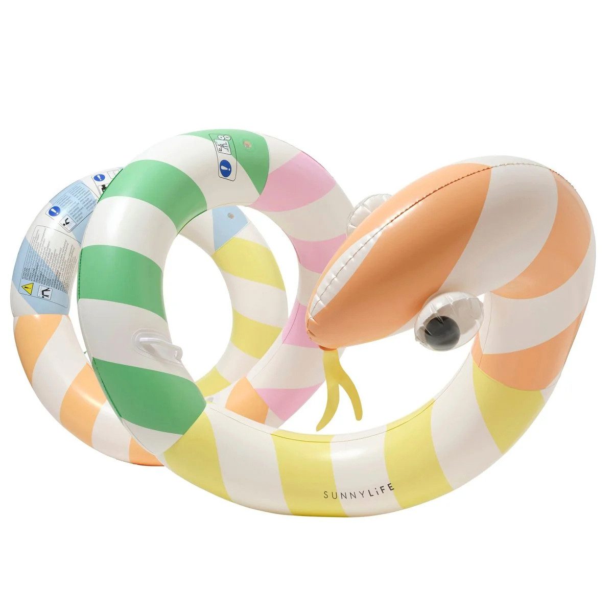 Sunnylife Aufblasbare Schwimmfigur Poolnudel GIANT bunt gestreift