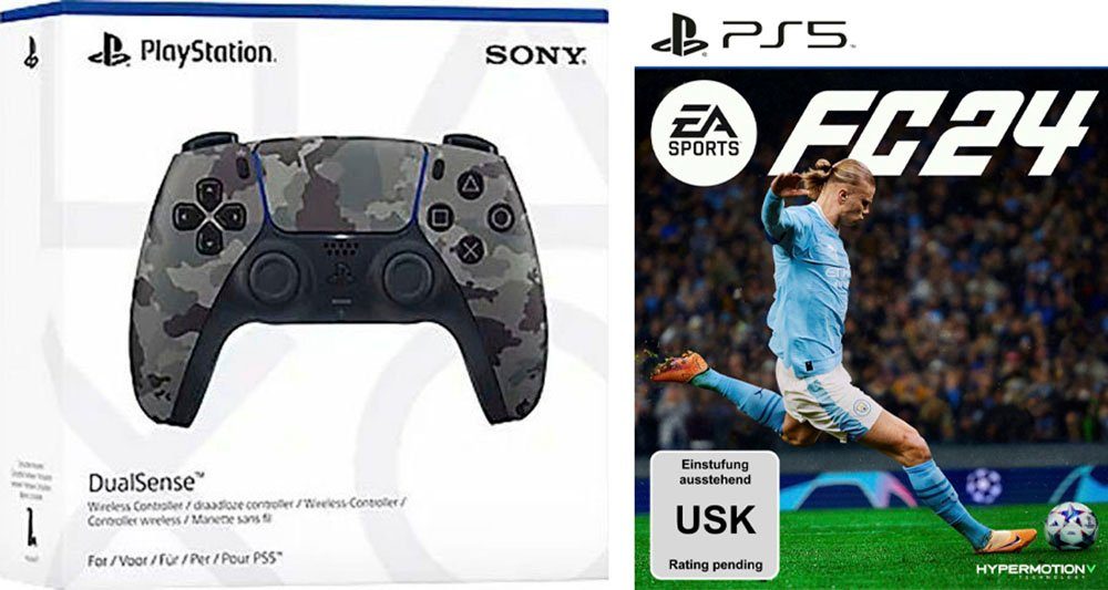 PlayStation 5 EA Sports FC 24 + DualSense Wireless Camouflage PlayStation  5-Controller