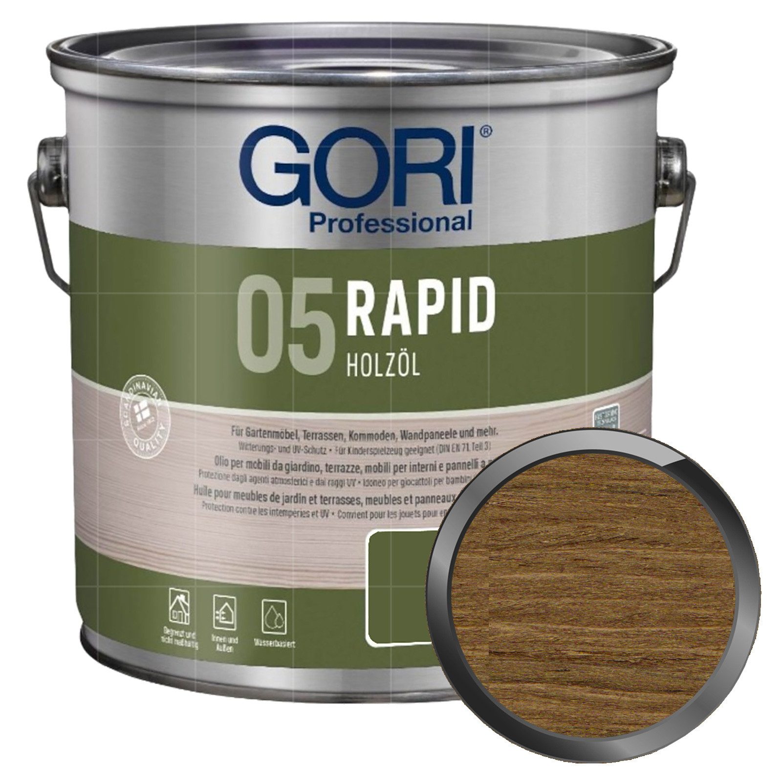 GORI Holzöl 05 Rapid Holzöl - 2.5 Ltr