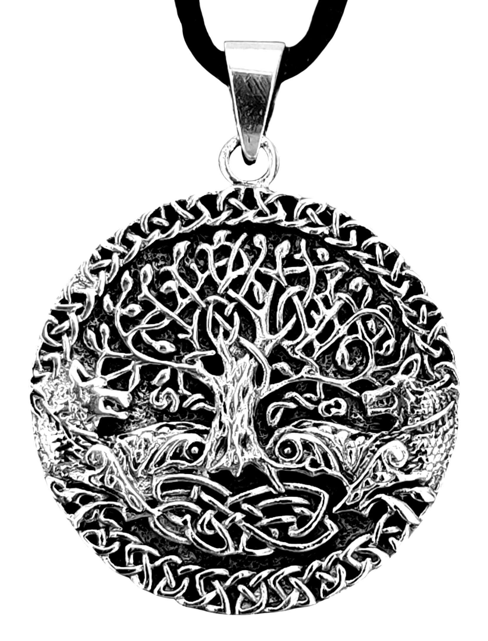 Kettenanhänger Lebensbaum Yggdrasil Anhänger 925 Silber Weltesche 925 Silber Nr. 406