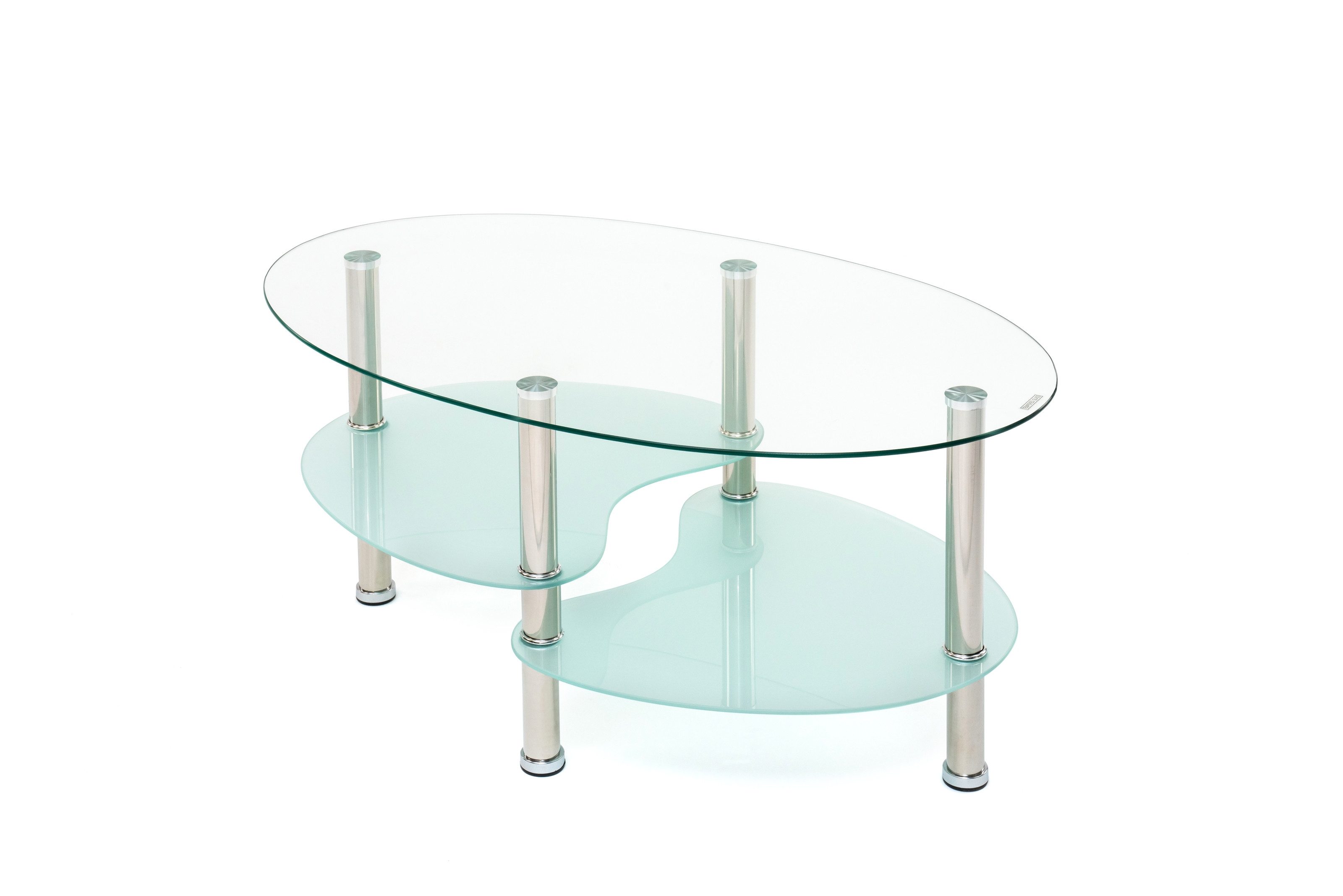 Concept GmbH Couchtisch Ablageböden, in Klarglas günstig online kaufen