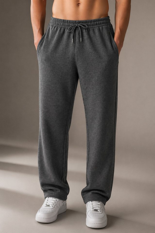 R-CAMP Jogginghose Jogginghose Herren Baumwolle Sweathose Sommer Hose (Packung, 1-tlg., Jogginghose für Herren) Baumwolle Herren Freizeithose Sporthose Trainingshose, modisch, bequem
