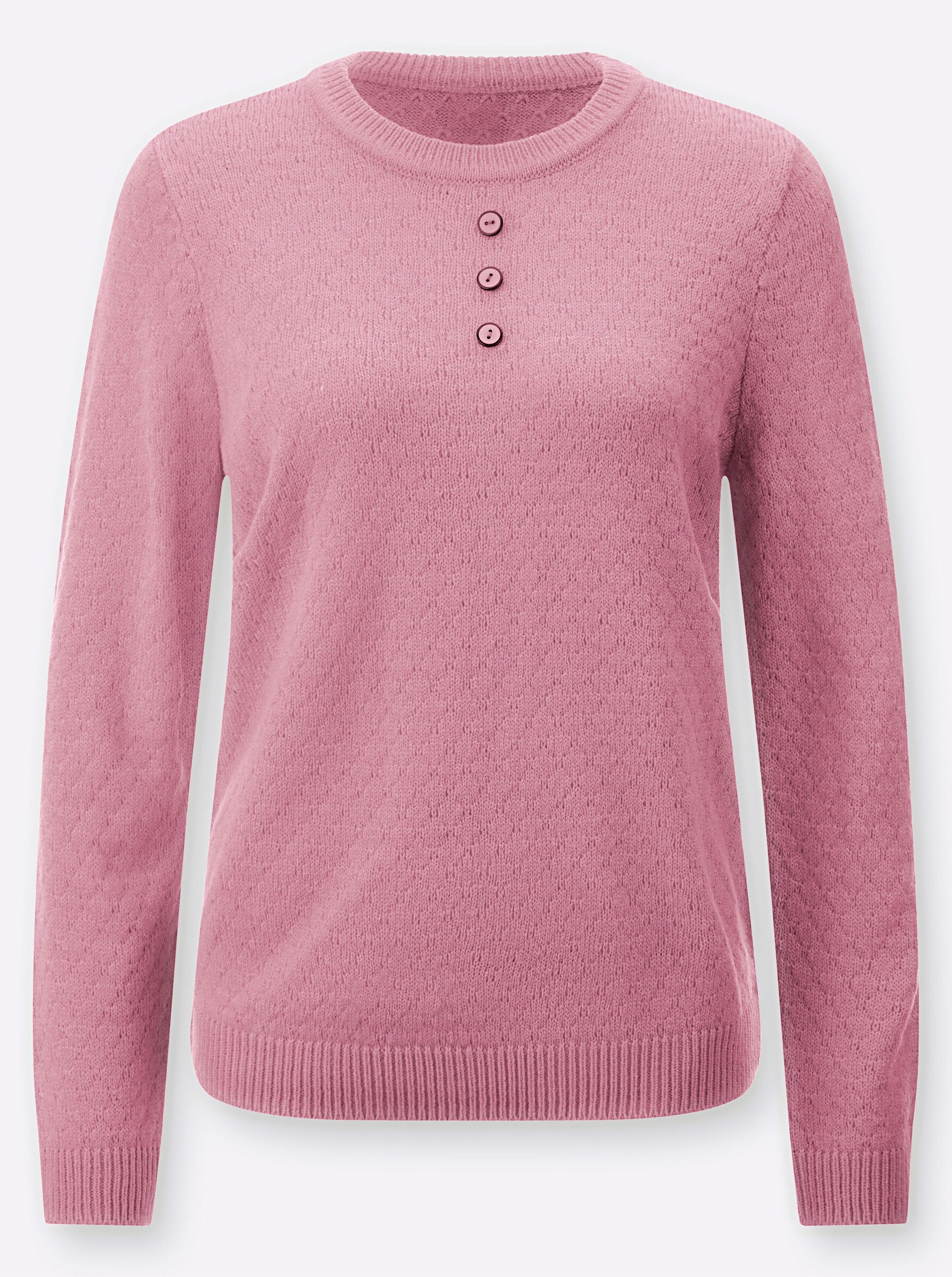 Strickpullover Pullover Langarm Struktur