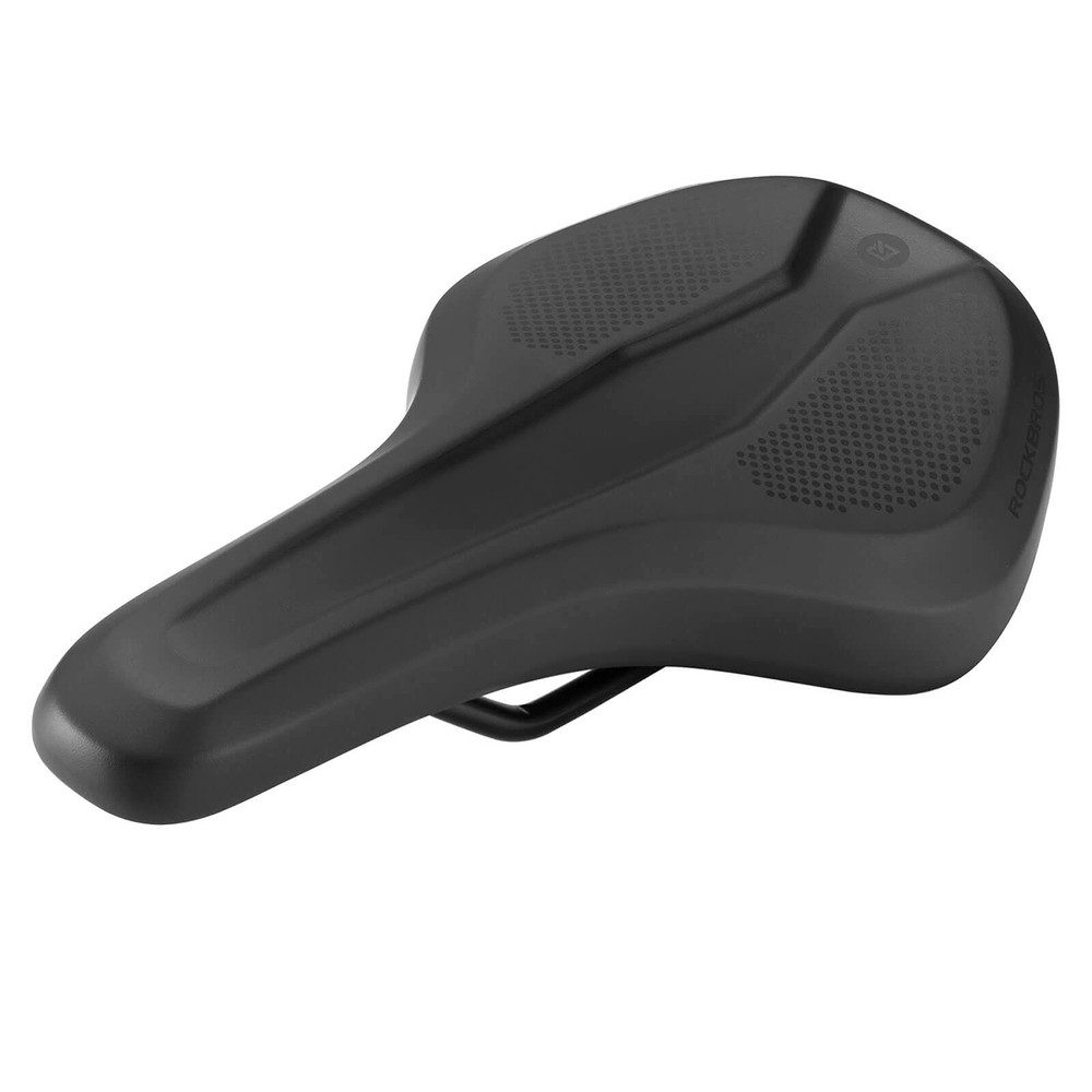 ROCKBROS Fahrradsattel Komfortsattel Rennradsattel Tourensattel (Spar-Set, 1-tlg., 345 g ergonomisch), Ergonomie, Belüftungskanal, Stahlstreben, Kunstleder