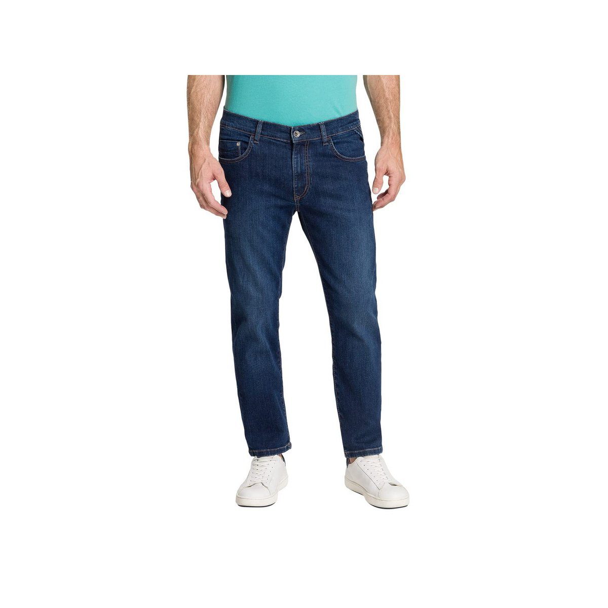Jeans 5-Pocket-Jeans Authentic Pioneer dunkel-blau (1-tlg)