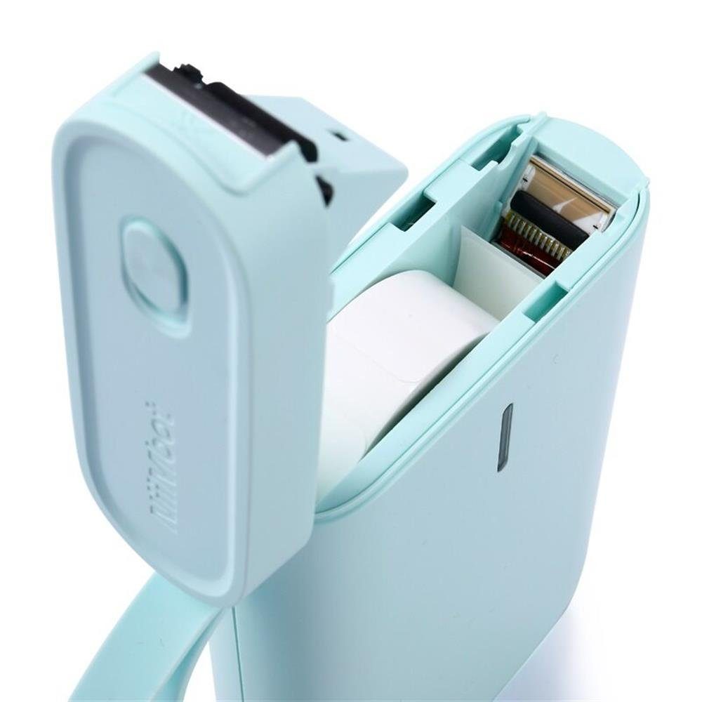 NIIMBOT D11 Etikettendrucker, (Bluetooth, portabel, schwarzer Thermodruck, zum Beschriften)