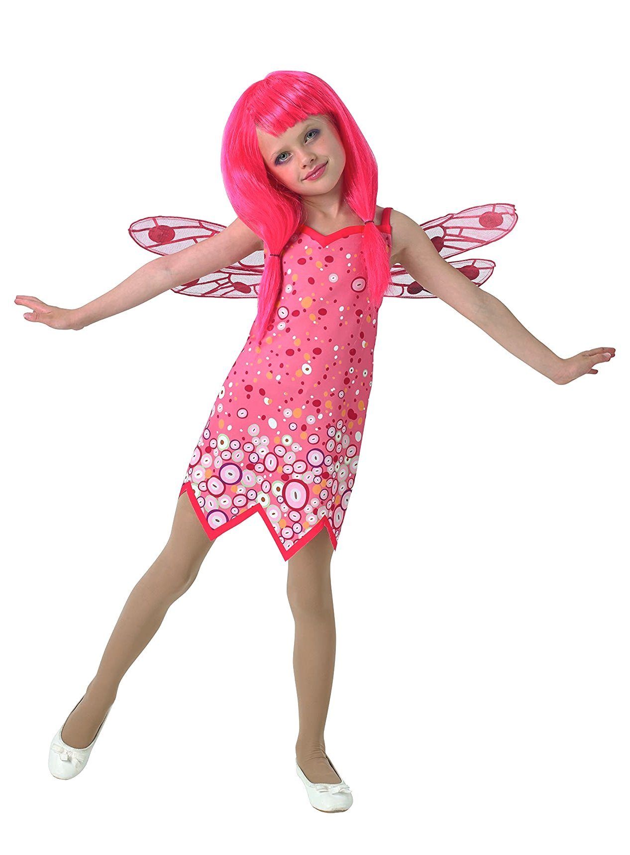 Metamorph Kostüm Mia and Me Basic, Kurzes Elfenkleidchen für Abenteuer in Centopia