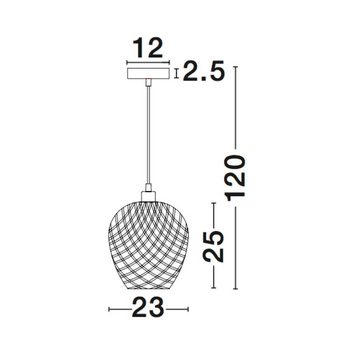 click-licht Hängeleuchte Pendelleuchte Scarlet in Natur-hell E27 230mm, keine Angabe, Leuchtmittel enthalten: Nein, warmweiss, Hängeleuchte, Pendellampe, Pendelleuchte