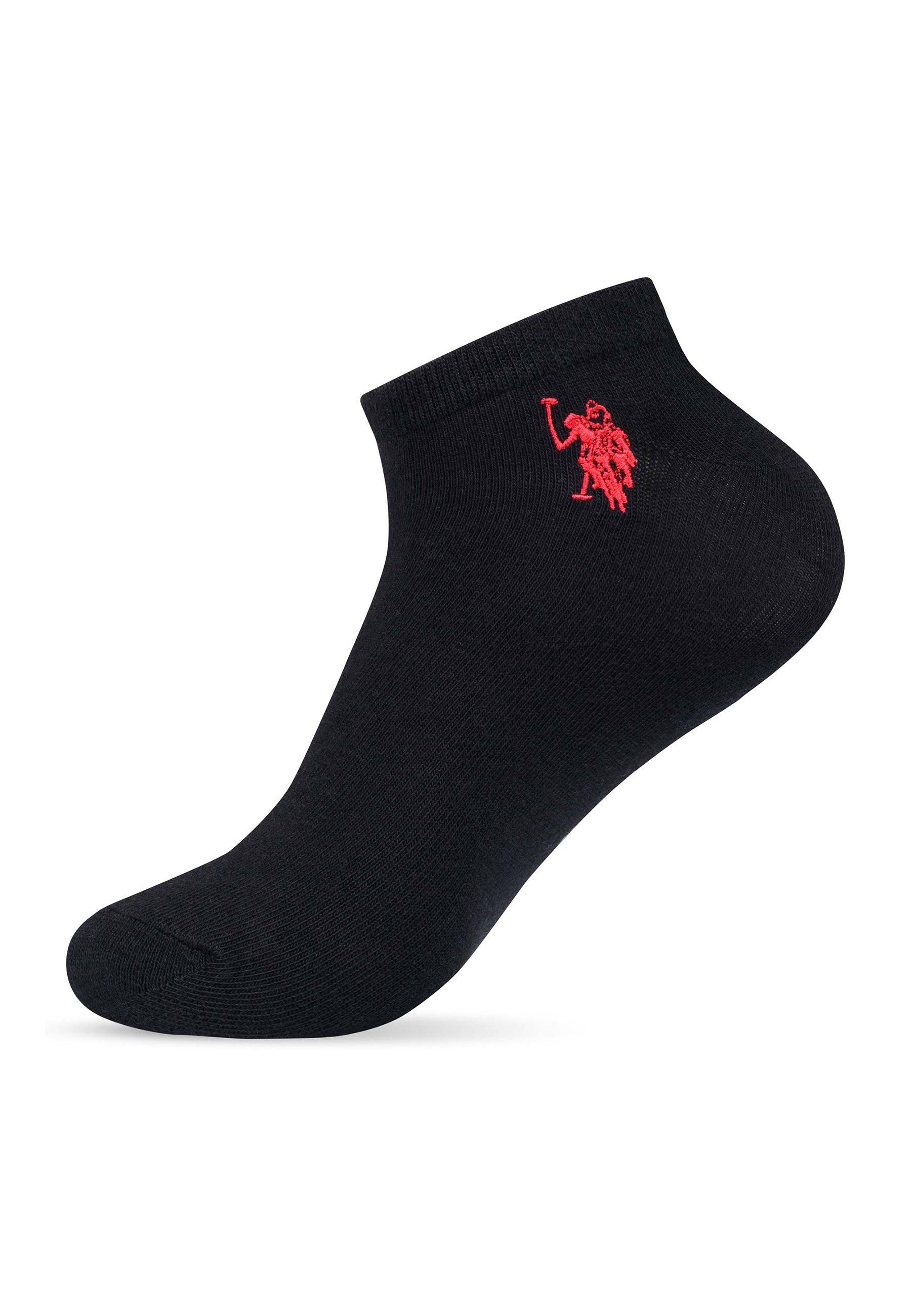 U.S. Polo Assn. Socken USNoaah Sneaker 6er Pack – Kurzsocken Baumwolle unisex Niedrige Socken mit elastischem Bund und Logo – Bild 5 von 5