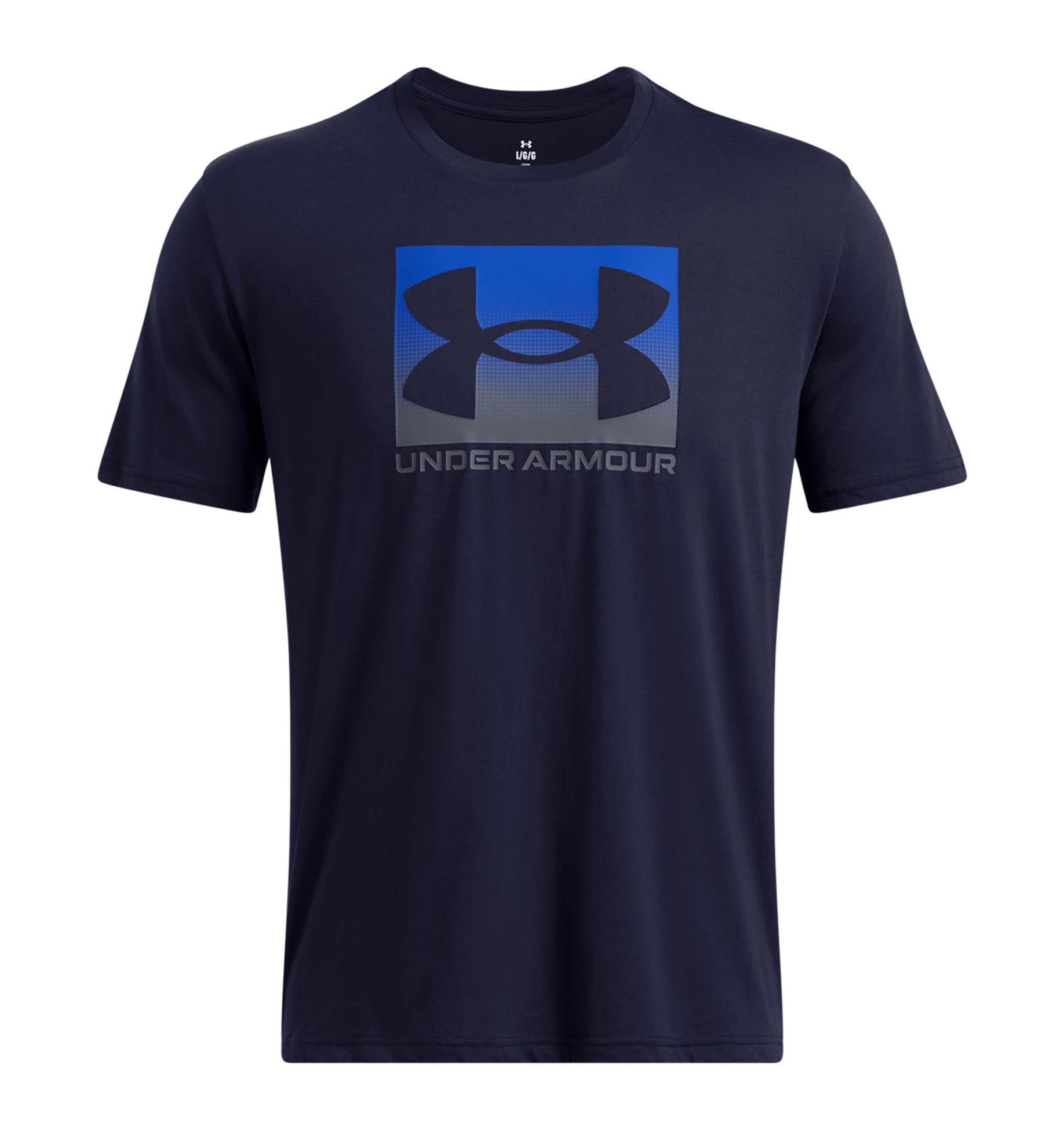 Under Armour® T-Shirt UA M BOXED SPORTS UPDATED SS sportlicher Stil, Rundhalsausschnitt, aus Baumwolle und Polyester