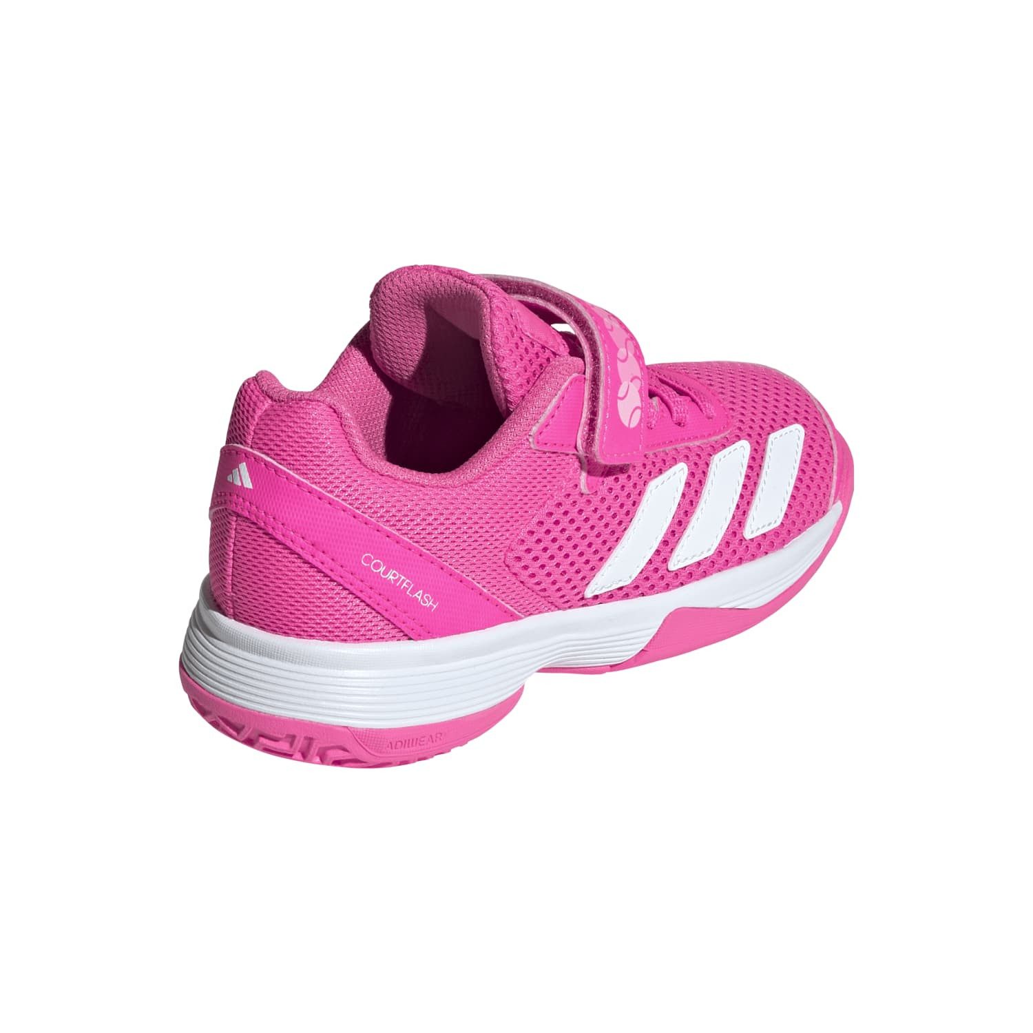 adidas Performance Courtflash CF C Allcourt (Klettverschluss) 2026 pink Mädchen Tennisschuh – Bild 3 von 5