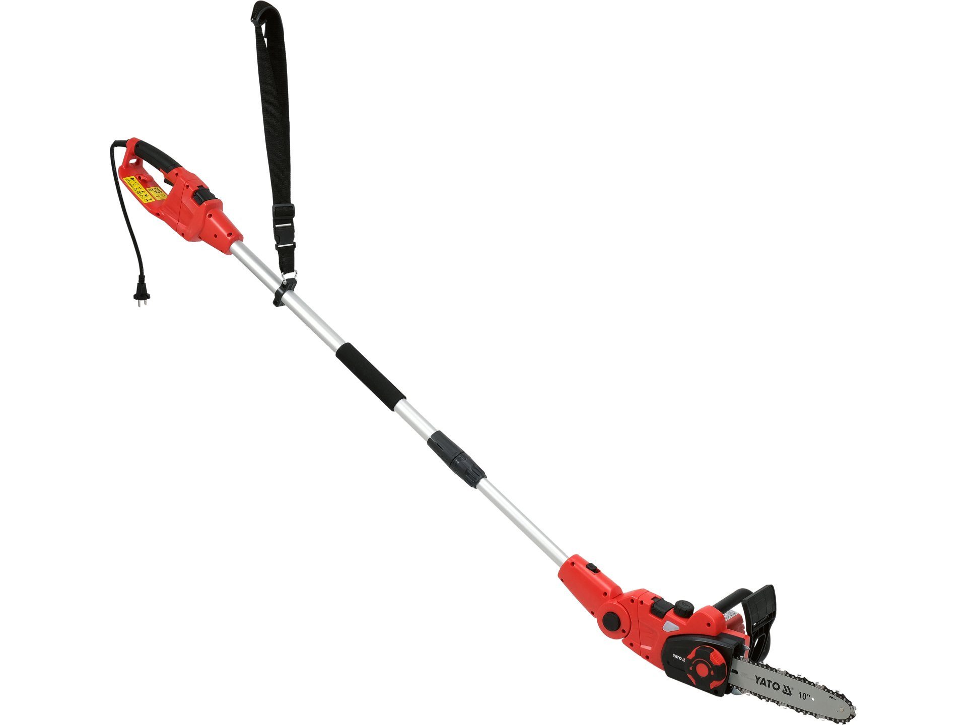 Yato Elektro-Kettensäge 2in1 Elektro Kettensäge, Hochentaster 750W, 25cm, 110-170 cm, 2in1 Elektro Kettensäge, Hochentaster 750W, 25cm, 110-170 cm