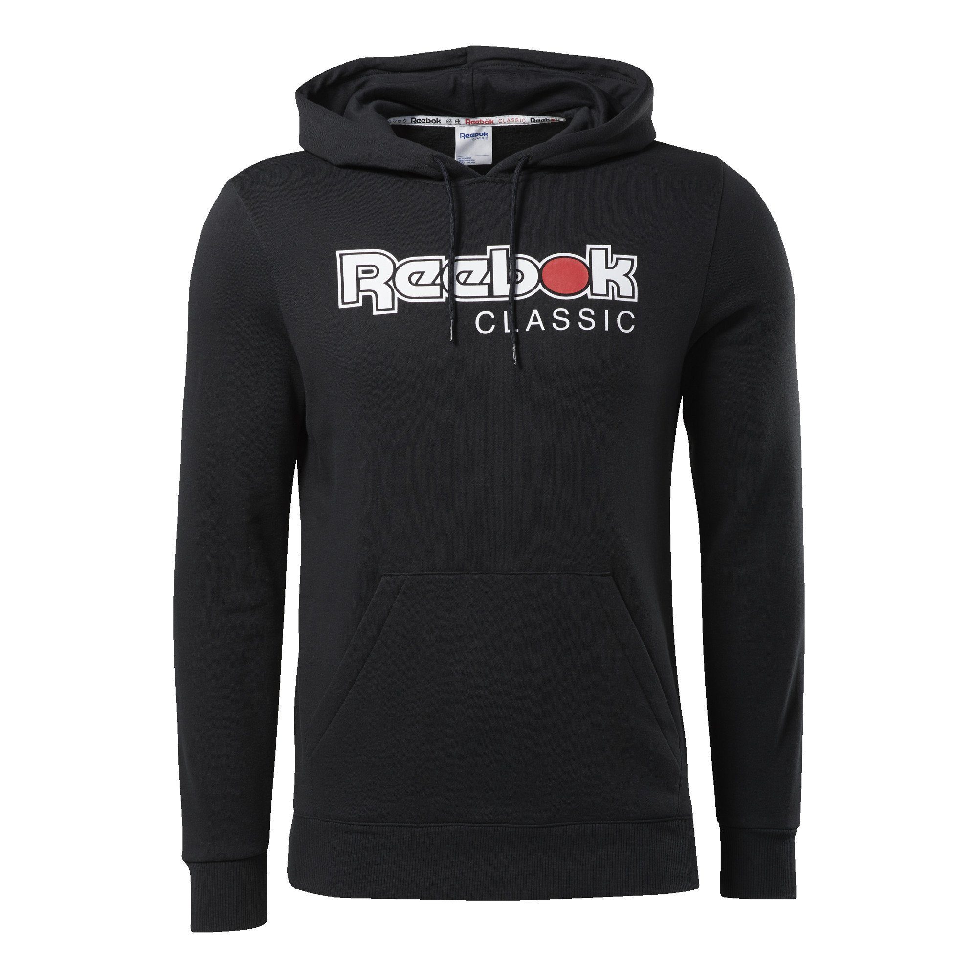 reebok classic hoodie red