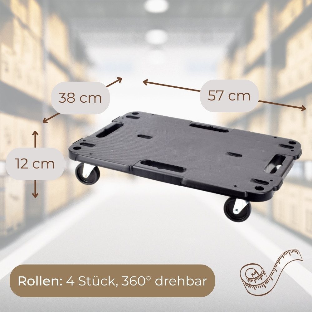 GarPet Transportroller Transportroller Rollbrett Werkstatt Möbelrollen Rollbrett Pflanzen
