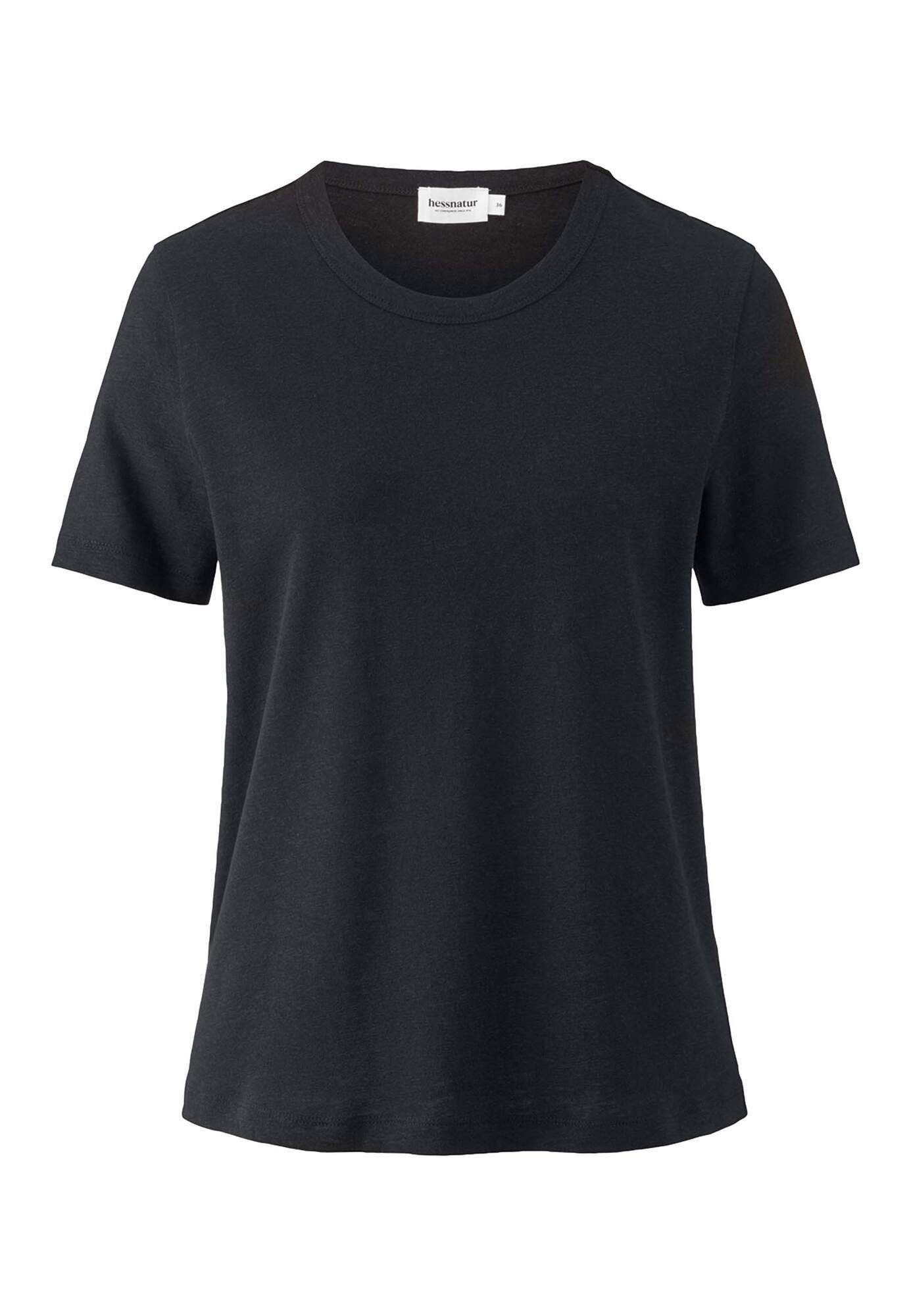 Hessnatur T-Shirt aus Leinen und Bio-Baumwolle (1-tlg) günstig online kaufen