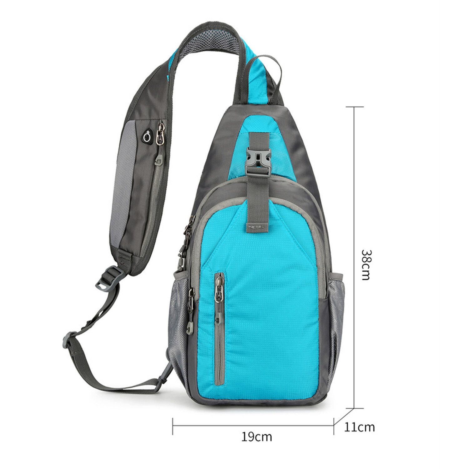 Refttenw Umhängetasche Herren Sling Bag, Brusttasche günstig online kaufen