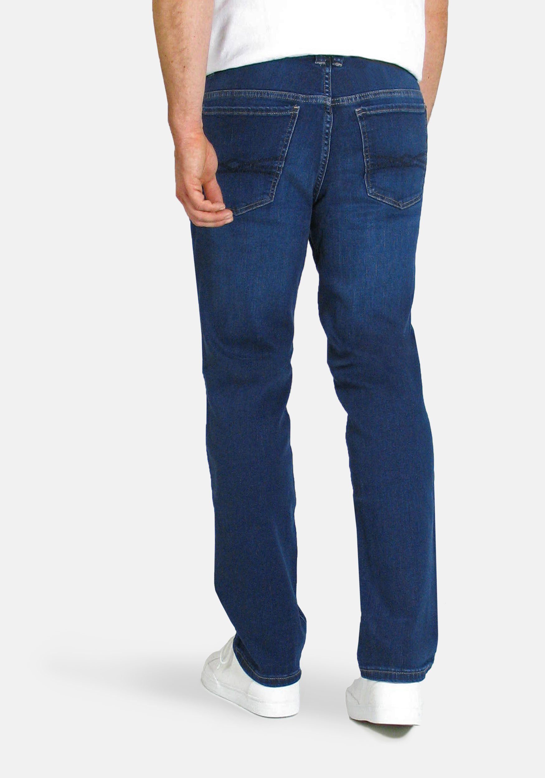 Paddock`s Herren Jeans RANGER - Slim Fit - Blau - Blue Black Dark Stone Sof günstig online kaufen