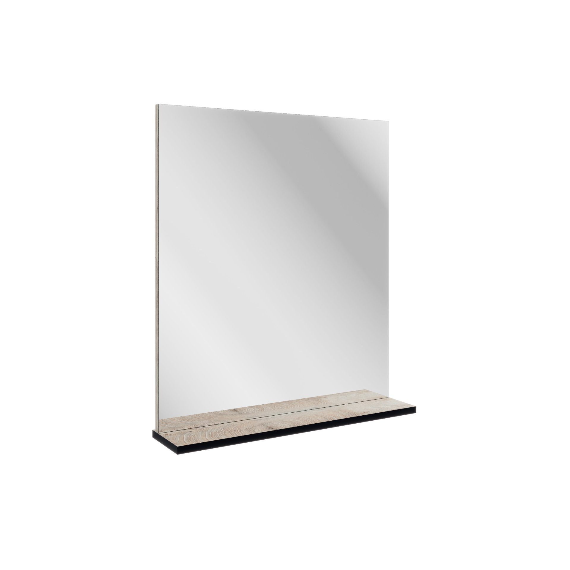 FACKELMANN Spiegelschrank Badezimmerspiegel, Wandspiegel mit Ablage, Spiegelelement