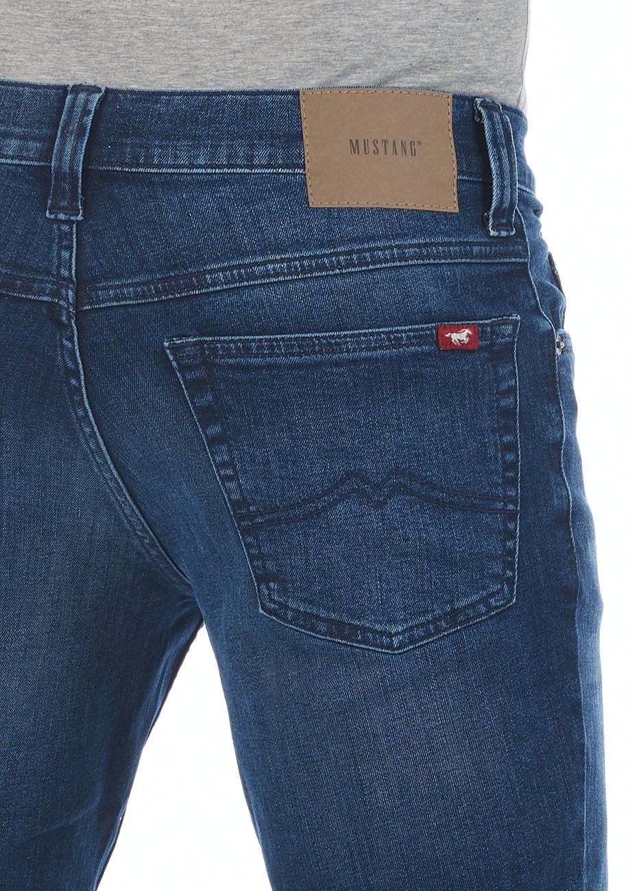 Regular (1014413-5000-882) Denim Dark Tramper Herren Hose mit Straight-Jeans MUSTANG Stretch Jeanshose Fit